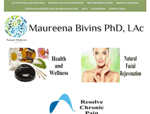 Tablet Screenshot of maureenabivinsacupuncture.com